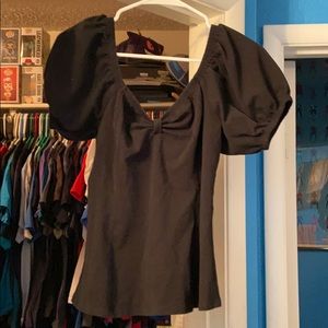 Vixen by Micheline Pitt Peasant top - size L